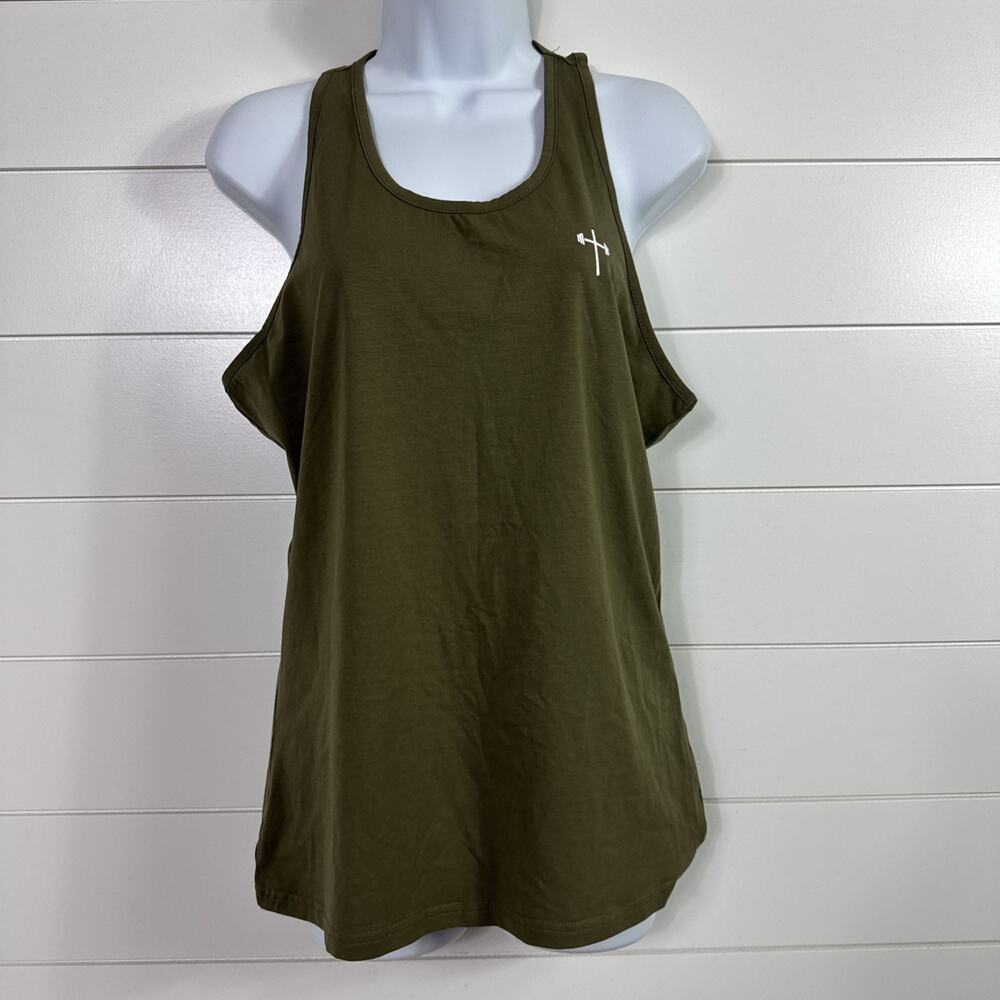 Holstrength Optimal Performance Fit Tank Top Olive Green sz XL